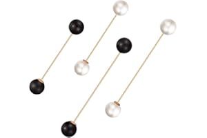 BaiJ Spilla Scialle di Maglione,Spille da Donna Doppio Faux Spille con Perler Scialle Clip Donnea Abbigliamento Decorazione per Ragazze