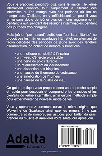 Livres Couvertures de Fasting : Les Principes Et Les Bienfaits Du Jeã»Ne Intermittent