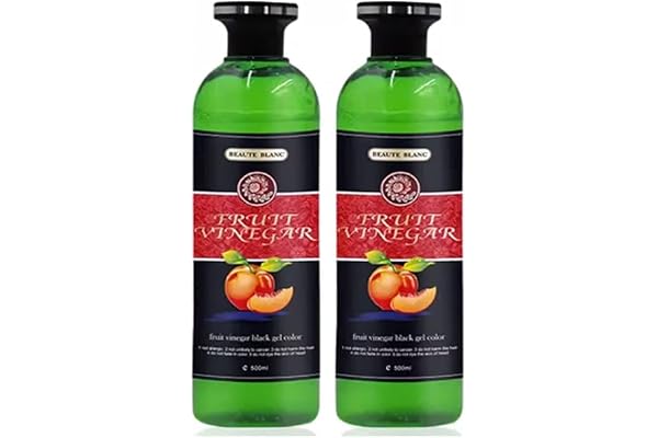 BEAUTE BLANC Fruit Vinegar Hair Dye for Men, Women, Natural Ammonia Free Color Dye (Black) 1000 ML