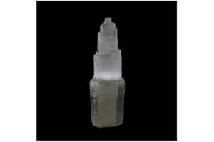 MINERAL IMPORT Monolito de Selenita Grande, Minerales y Cristales Para Curación, Belleza Energética, Meditacion, Medicina Alternativa, Amuletos Espirituales