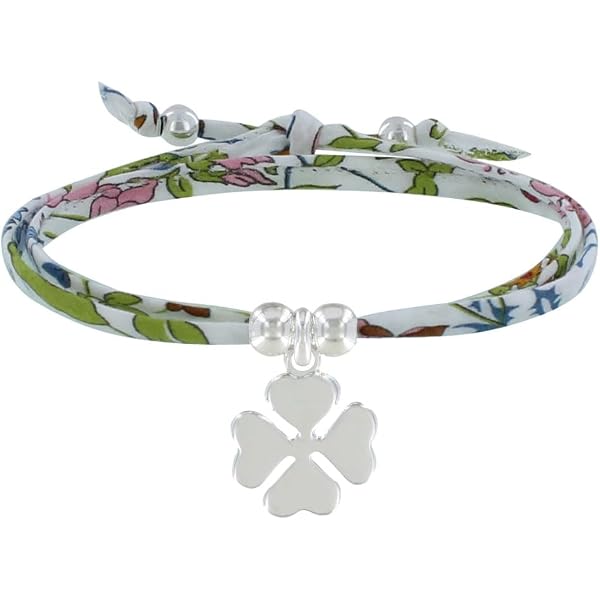 LES POULETTES BIJOUX Bracciale Doppio Giro Talismano Scarabeo In Lapislazzuli E Perle - Argento 925