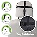Iztoss® Back Seat Baby Mirror for Car | Perfect View of Rear Facing Car Seat | Extra Large Crystal Clear Reflection | Shatterproof glass & Lightweight | Non Slip | No Centre Headrest Required