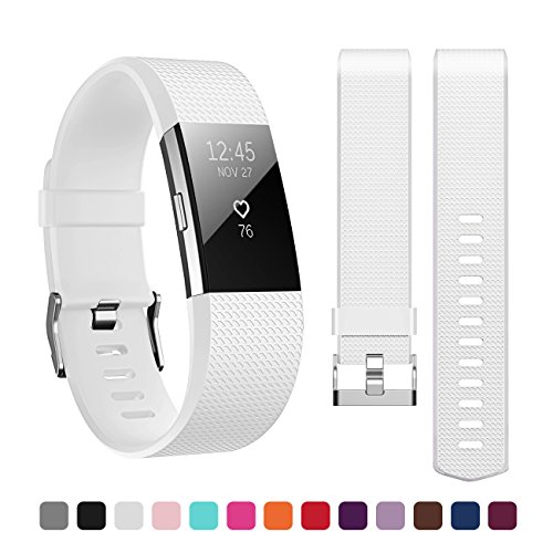 Kutop für Fitbit Charge 2 Armband,TPU weiches Silikon sports Ersetzerband Silikagel Fitness verstellbares Uhrenarmband für Fitbit Charge 2