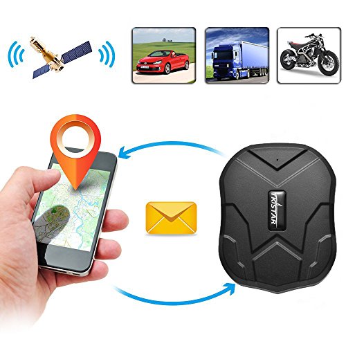Juneo TKSTAR 3 mesi standby in tempo reale antifurto GPS Tracker per veicolo con forte magnete Batteria 5000mah manuale in italiano