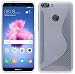 Produktbild HUAWEI P SMART // S-Line TPU SchutzHülle Silikon Hülle Silikonschale Case Cover Zubehör Bumper in Transparent @ cofi1453®