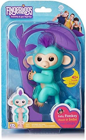 ORIGINAL FINGERLING MONKEY TRQUOISE ZOE