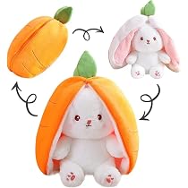 Süßes Kaninchen Plüschtier – Weiches Kuschelkissen Mit Großen Augen, Als Spielzeug & Stressabbau Für Kinder & Erwachsene