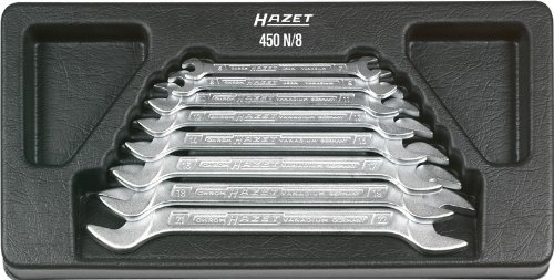 Preisvergleich Produktbild Hazet 450N / 8 Doppelmaulschlüssel-Satz