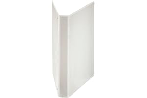 Esselte 4 Ring Binder, PP, Holds up to 230 Sheets, 40 mm Spine, 55292 - A4 Maxi, White