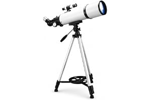 Teleskop 500 mm brännvidd 150 x förstoring med aluminiumstativ