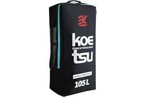 SOUUXIU Sac à dos de voyage pour paddle gonflable SUP Stand Up Board Sac de transport Sac à dos à bandoulière 80/105/125 l (en option)