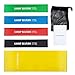 Produktbild TOPELEK Loop Gum mi Fitnessbänder, Gymnastikbänder, Widerstandsbänder 5er Set, 5 verschiedene Yogabänder/ Fitnessbänder / Trainingsbänder / Gymnastikbänder / Übungsbänder in einem Set, Aus 100% Naturlate.