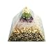 Produktbild emotion & design Pyramide Orgonit - Edelsteine, viel Messing und Kupferspirale