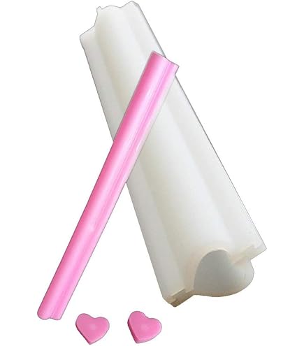 6-teiliges Silikon-Formen-Set – Herz, Mond, Sterne Für Kerzen, Seife & DIY-Deko, 12 Cm