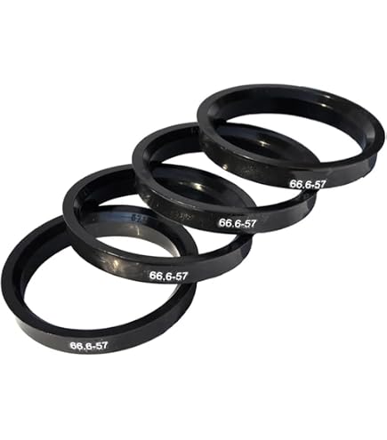 Kit De 4 Anneaux De Centrage 70.1→57.1 Mm - Compatible Jantes AEZ, Dezent, Dotz - Marron
