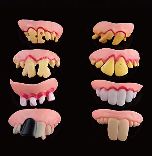 1X Funny Joke Teeth False Teeth Fancy Dress Rotten Teeth Party April Fool's Day