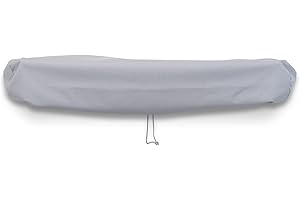 VASNER AirCape – Schutzhülle für Wandheizstrahler, Heizstrahler Abdeckhaube, Infrarot Terrassenstrahler Abdeckung, Infrarotstrahler Haube, handgefertigt, Made in Germany (AirCape L, Lichtgrau)