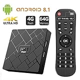 【2.4 G+5G WiFi und Bluetooth 4.0】:2.4 G+5G WiFi bieten die smart box ein stabiles, schnelles und hochwertiges WIFI Signal, Sie können die Ansichten ohne Verzögerung genießen.