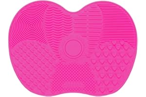 LMYZCBZL Silikonowa podkładka do czyszczenia pędzli do makijażu, mata do czyszczenia, przenośne narzędzie do mycia pędzli do makijażu