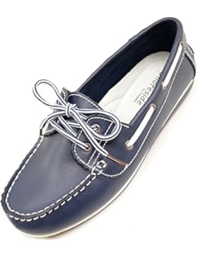 Damen-Bootsschuhe aus weichem Echtleder, für den Strand/Sommer/Urlaub