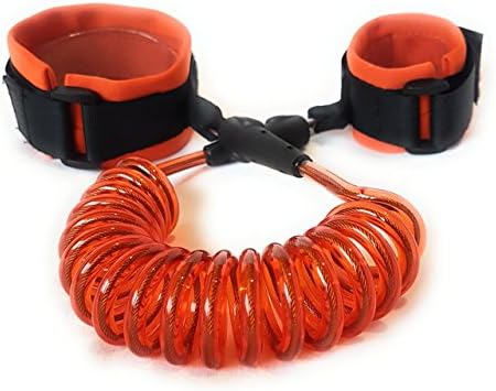 Extra Strong - Wrist Link Strap For Busy Toddlers by Teeny Chimp - Easy to use - Stress Free Walking – Tangle Free with extra Safety Feature – Steel Core Wire - More freedom with piece of mind - Perfect For Travelling and Busy Days Out with your Toddler