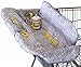 Shopping Trolley Cover for Baby or Toddler - 2-in-1 Highchair Cover - Compact Universal Fit - Modern Unisex Design for Boy or Girl - Includes Carry Bag - Machine Washable - Fits Restaurant High Chair