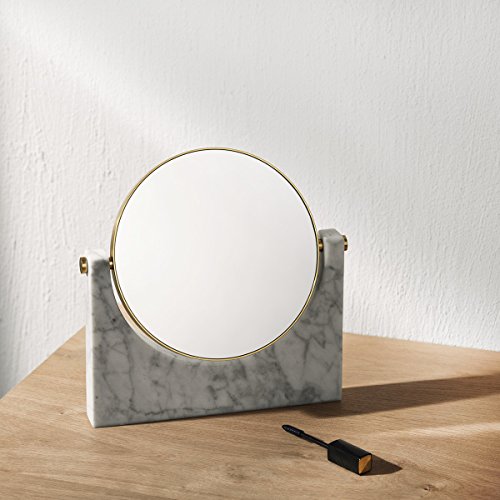 Pepe Marble Mirror, Brass, White 9,5 x 32 x 31,5 - 5