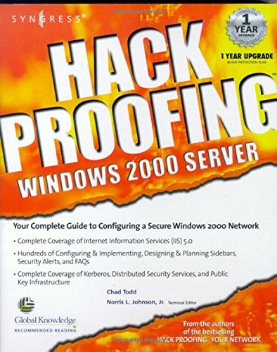 Hack Proofing Windows 2000 Server by Syngress (2001-11-10) gratuit Hack Proofing Windows 2000 Server by Syngress (2001-11-10) gratuit