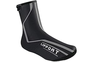 CGLRybO Thermal Winter Bike Overshoes – Windproof & Waterproof Cycling Shoe Covers with Reflective Strips, Unisex for Men & Women, for Road & MTB Bikes