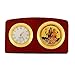 Leganza Shiv Parivar Car Dashboard Table Clock Idol Brown Golden RS.545.00