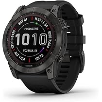 Garmin Fenix 7X Sapphire Solar - Carbon Grey DLC Titan: Amazon.de  