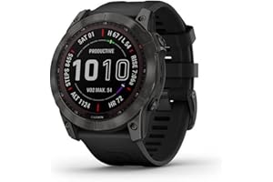 Garmin Fenix 7X Sapphire Solaire Gris Ardoise DLC-Titan