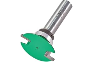 Trend CraftPro Aquamac 63 Recesser Router Cutter Bit, 1/2 Inch Shank, 41.3mm Cut Diameter & 4.8mm Cut Length, Tungsten Carbide Tipped, C206X1/2TC