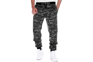 Onsoyours Homme Pantalon Cargo Casual Jogging Camouflage Militaire Mode Casual Sport De Jogging Taille Tlastique Occasionnels LâChe De SurvêTement Pantalon