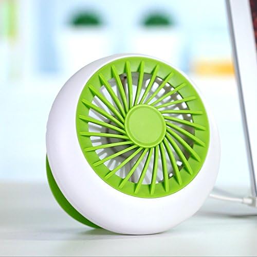Miya System Ltd Portable Cooling Fans,Miya Circular Mini Rechargeable Fan Office USB Portable Desk Small Fan Battery Natural Wind 1200mA 3 Speed Adjustable Portable Fans