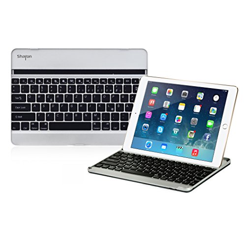 iPad Pro 9.7 Tastatur, Sharon Ultrathin Keyboard Cover Case mit Tastatur | Aluminium | Keyboard (Deutsch, QWERTZ) - 5
