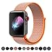 Produktbild HILIMNY Für Apple Watch Armband 42MM, Ersatz für iwatch Armband Series 3, Series 2, Series 1 (Spicy Orange, 42MM)