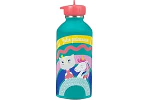 DRAEGER PARIS 1886 76000481, Borraccia in acciaio inox per bambini - Jolie Princesse - Licorne