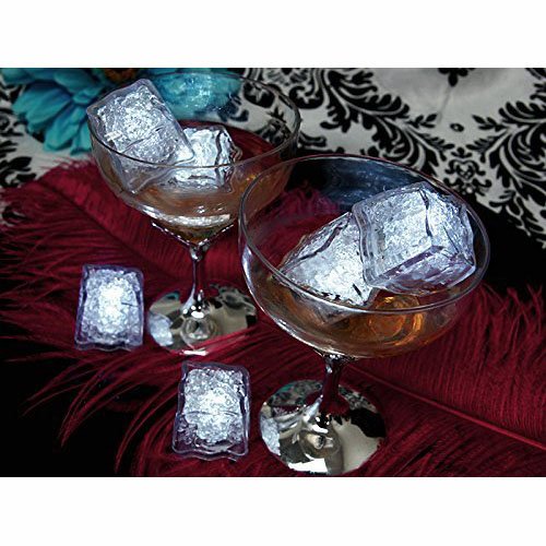 Gearmax® Wassertauch Dekorative LED Ice Cubes Quick Flashing LED Eiswürfel Schnelle Blinkenden Dekorative MultiColor Würfel – Set von 12 - 7