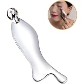 Metal 3d Fonksiyonel Y&uuml;z ve V&uuml;cut Masaj Aleti, Gua Sha