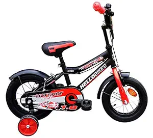 HelloBikes High End 12 inch Wheel 8 inch Frame Kids Bicycle for 2-5 Years.