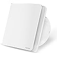 Polycab Freshly Prime BLDC 150mm Energy Efficient Exhaust fan for Kitchen, Bathroom | Noiseless, Sleek Design Easy to Clean | High Speed, Powerful Motor, 100% Copper Winding, 2 Year Warranty【White】