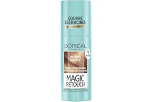 L'OREAL PARIS L’ORÉAL PARIS - Spray Instantané Correcteur de Racines & Cheveux Blancs - Hommes & Femmes - Magic Retouch - Blond Foncé - 75ml