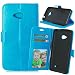 Produktbild Nancen Compatible with Handyhülle Nokia Microsoft Lumia 640 / N640 (5,0 Zoll) Lederhülle Style Acht Farbe Weich PU Flip Case Ledertasche/Schutz Etui, Karten Slot Foto Wallet Hülle