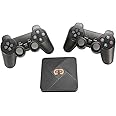 GSH Video Game Box G5 WiFi 4K HD Super Console X 20+ Emulator 45000+ Games Retro TV Box Video Game Player for CPS, GB, GBA, GBC, MD, SFC, FC, N64, PS1, PSP and Wireless Gamepad Controller. (256 gb)