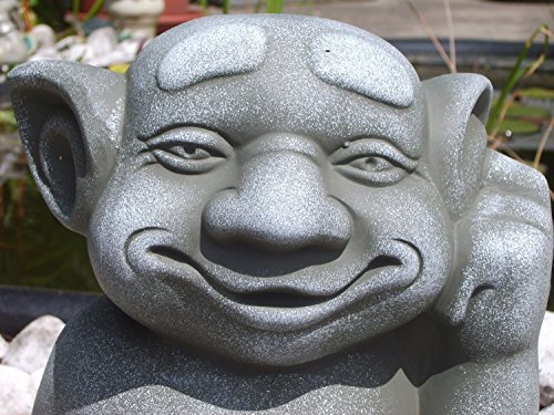 Troll Günther hat den Finger im Ohr – eine Freude in jedem Garten,Vorgarten,Balkon :) - 8
