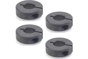 Ganter Normelemente GN 706.2-26-B10-ST 2-26-B10-ST-Geschlitzte Stellringe, schwarz dampfoxidiert, Durchmesser d1: 26mm, Bohrung d2: B10, 4 Stück