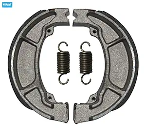 NIKAVI BSS01 Brake Shoe Set Compatible for Honda Dio- Front