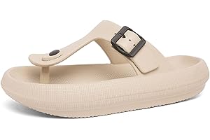 AONETIGER Klapki męskie, damskie, jak chmura, japonki, plażowe, antypoślizgowe, na lato, jak poduszka, miękkie, wsuwane, przyjemne