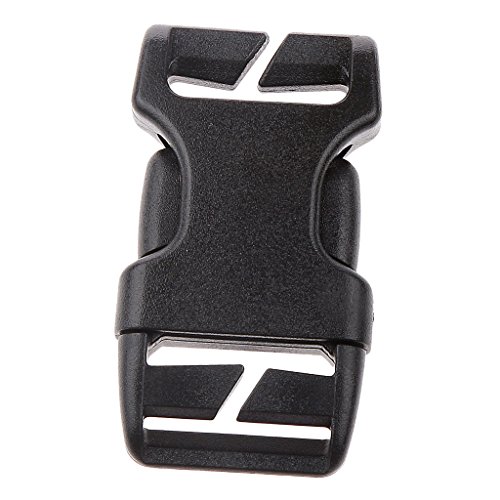 Schwarz Klickverschluss, Klippverschluss – Größe Auswählbar, Hochwertig Kunststoff Steckschnallen – 20mm - 7
